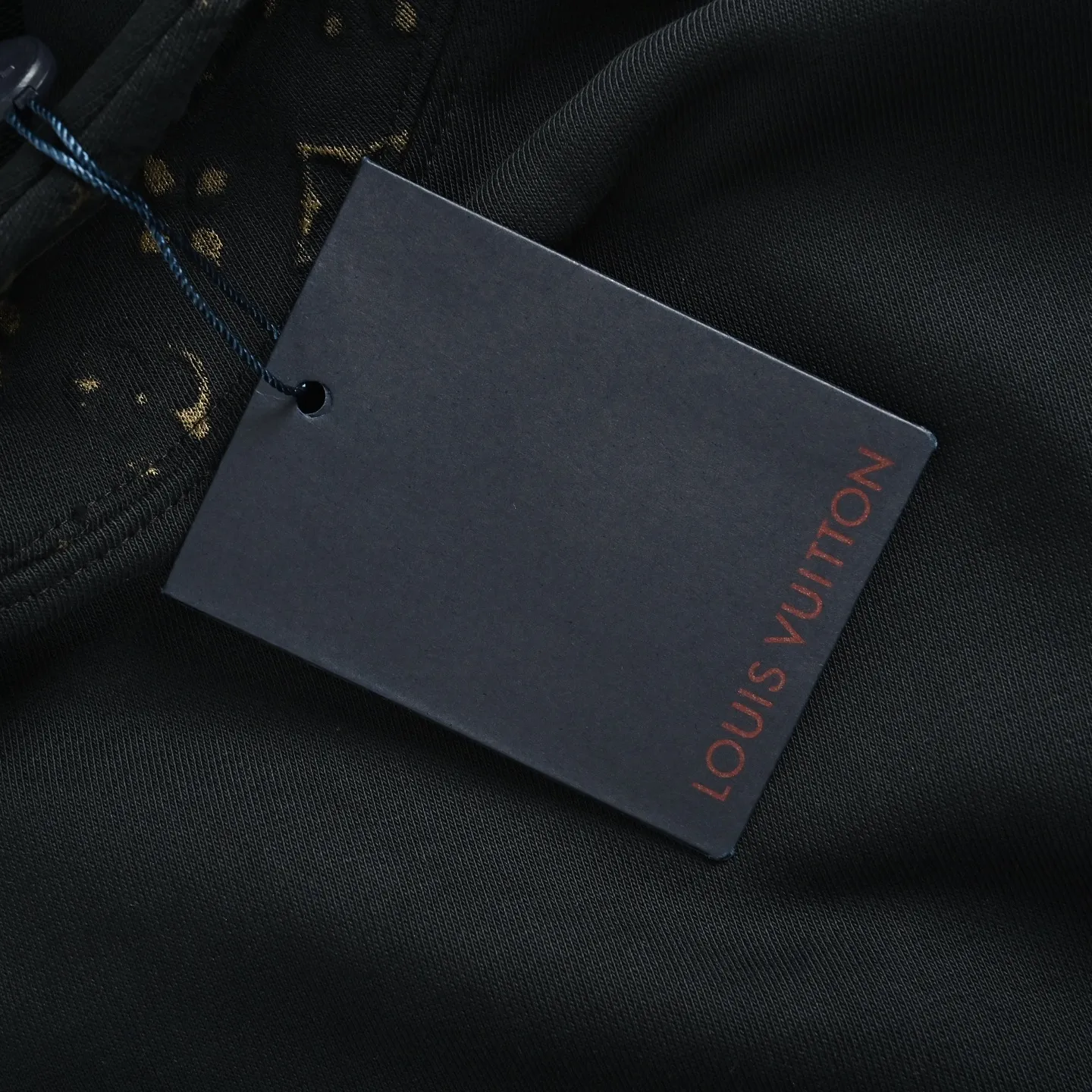 Louis Vuitton/Louis Vuitton presbyopic embossed hooded sweatshirt